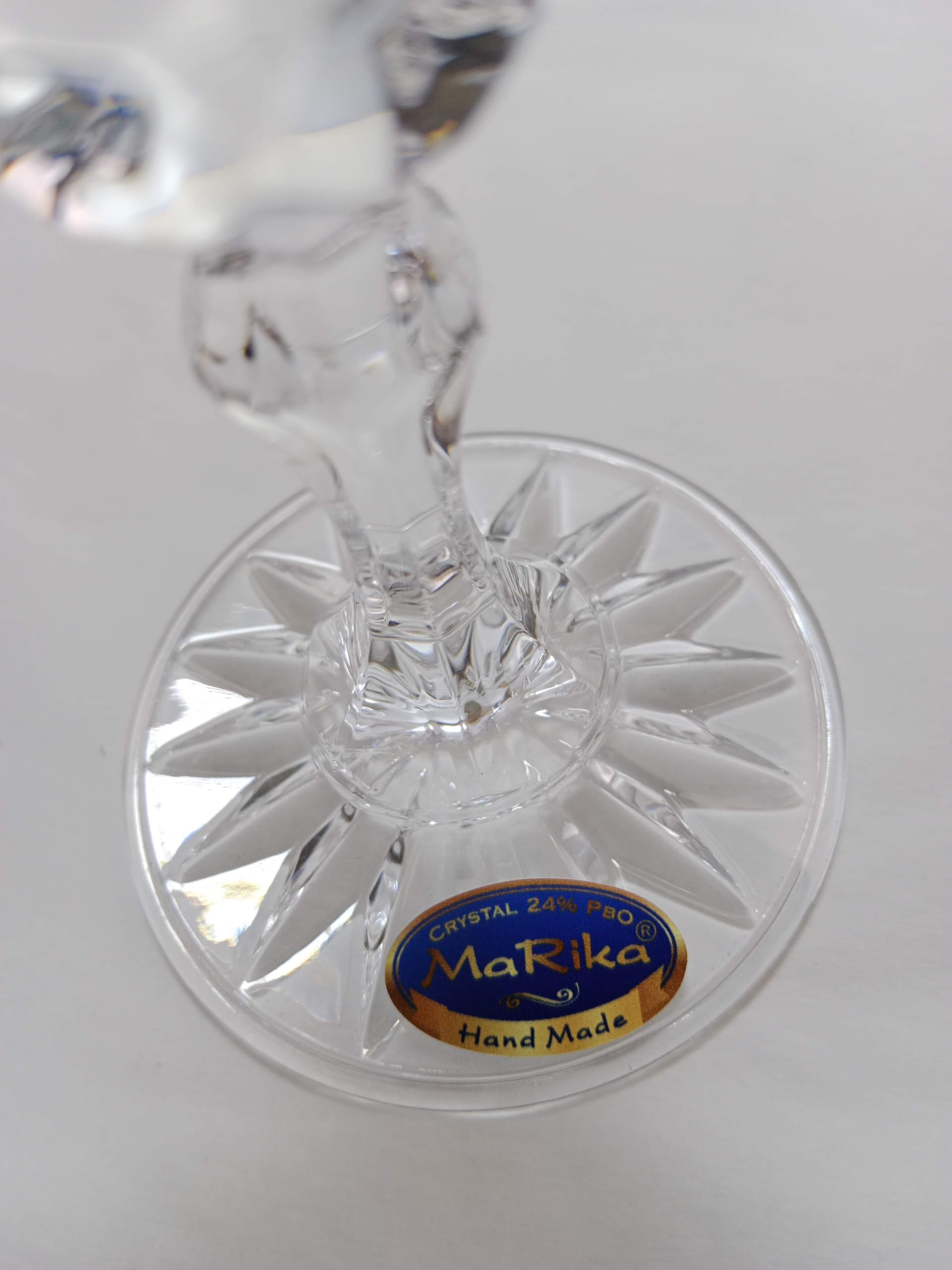 MaRika Mix Set Set de verres à champagne en cristal - 170 ml, fait à la main - Ensemble de 6, couleurs vives et idée cadeau parfaite pour des occasions élégantes