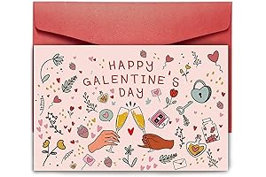 SuperShunhu Happy Galentine's Day Card: Send Sweet Greetings to Your Best Friend