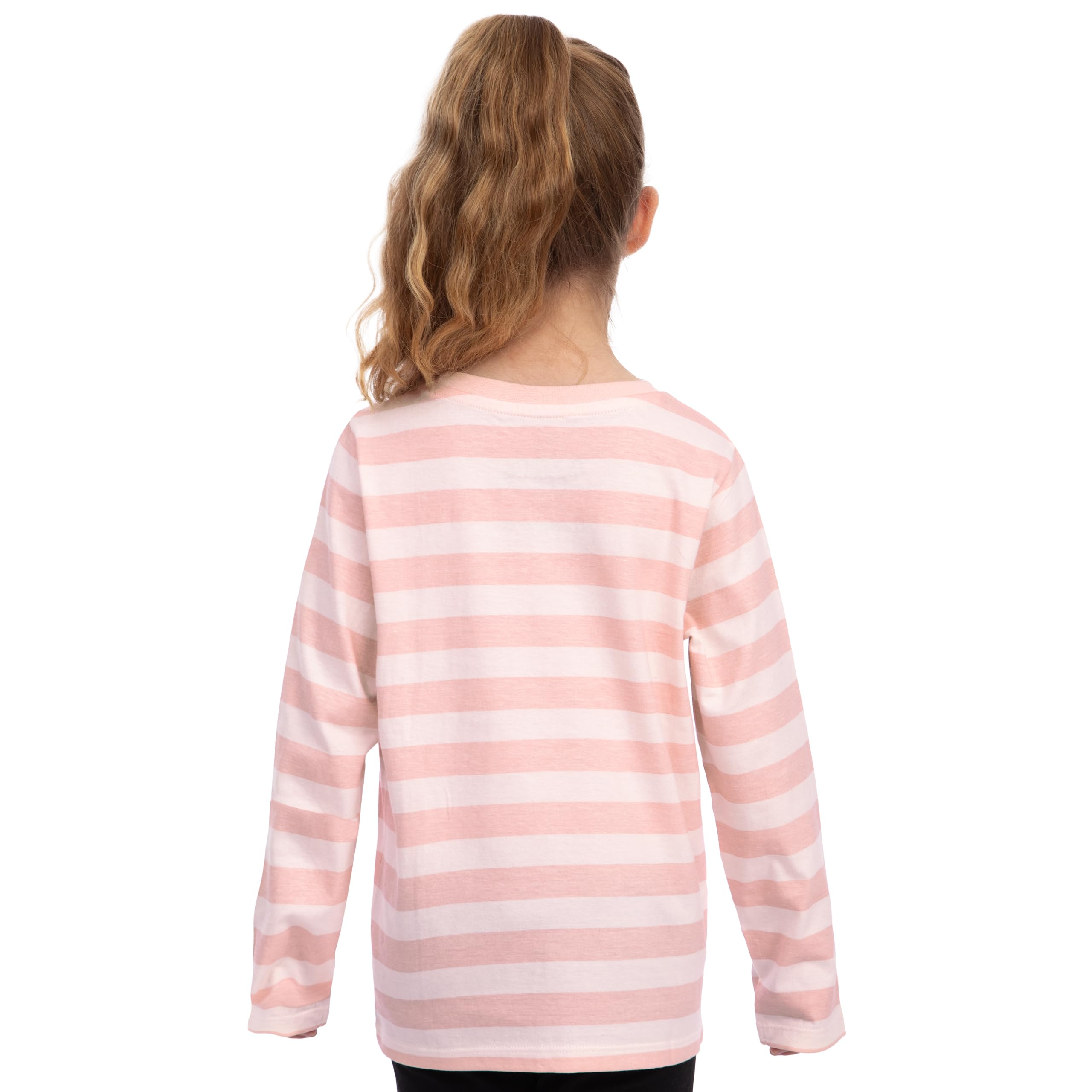 Peppa Pig Maglietta Manica Lunga con Fiocco 3D, Maglia Bambina Adorabile, Maglietta Maniche Lunghe da 18 Mesi a 8 Anni