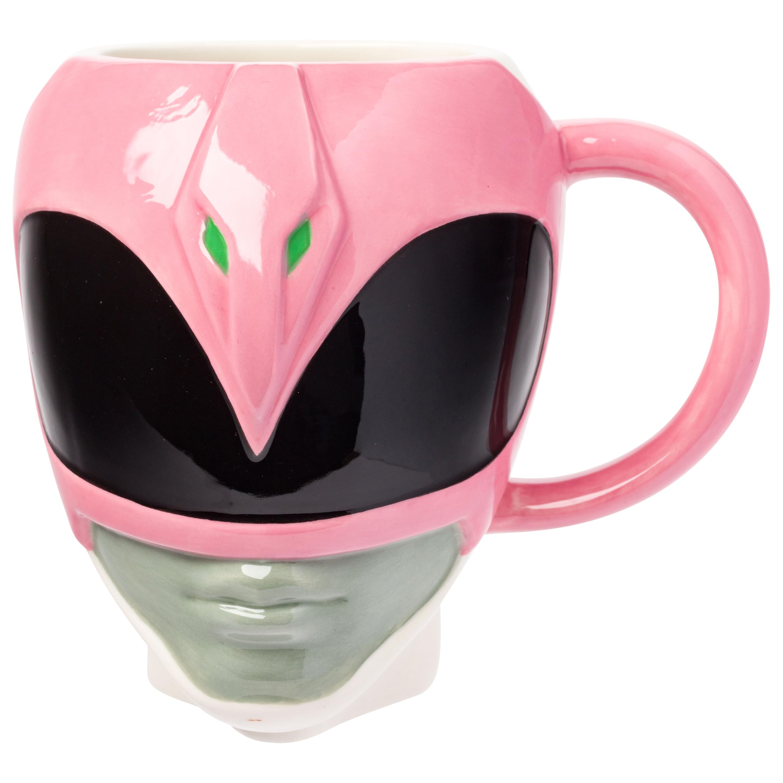 Silver Buffalo Power Rangers Pink Kimberly Hart, 3D Sculpted Mug, 20oz