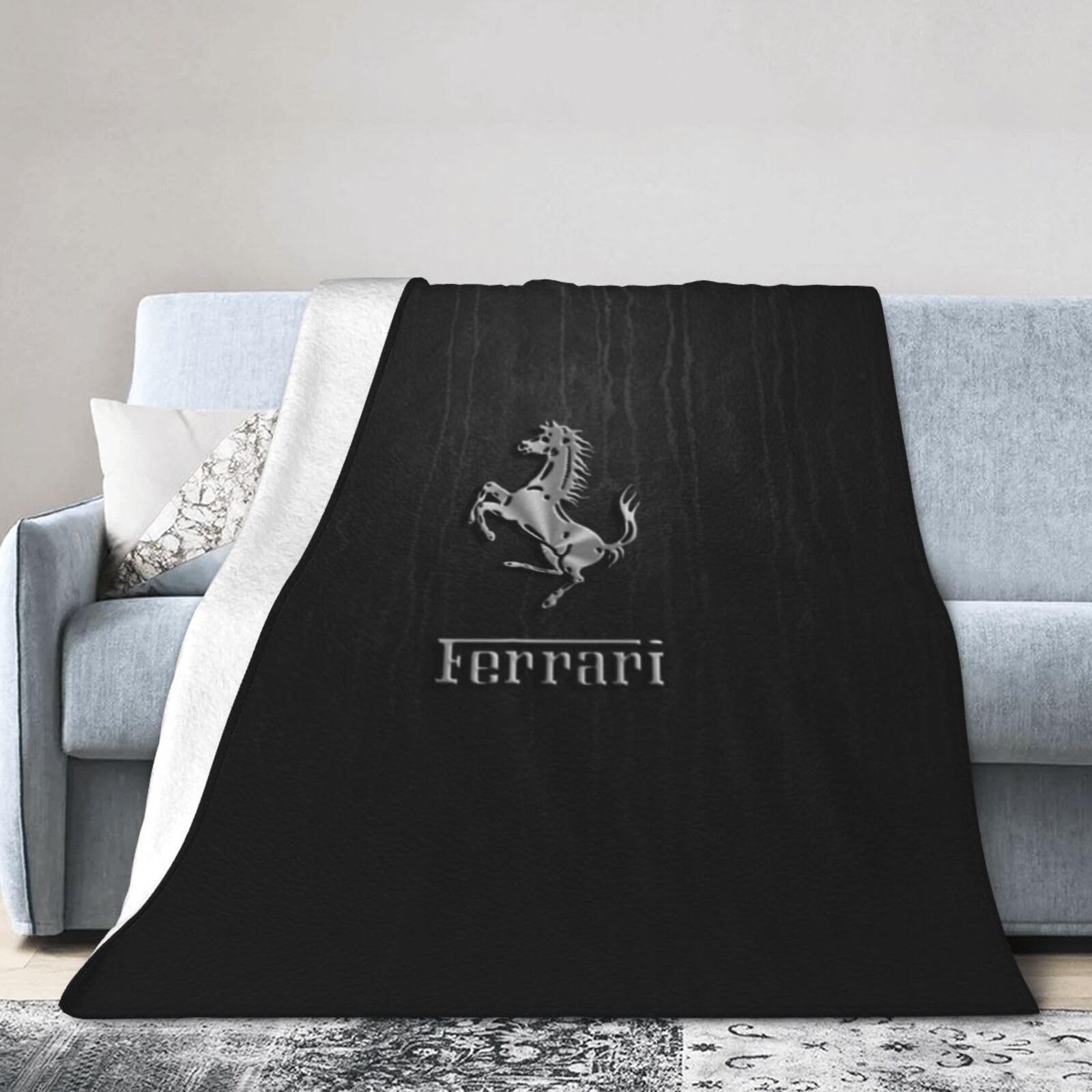 Ferrari フェラーリ 公式製品 大型ブランケット 美品 Amazon｜フェラーリ 家庭用 ユニーク フランネル 掛け毛布 暖かくて
