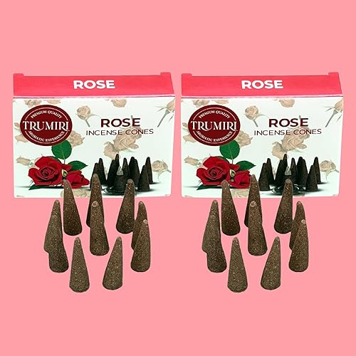 Miniatura 8 de Conos de incienso de rosas  Total de 20 conos de incienso  Paquete doble de 10 conos de insencia  Conos de incienso perfumados  aromas de incienso