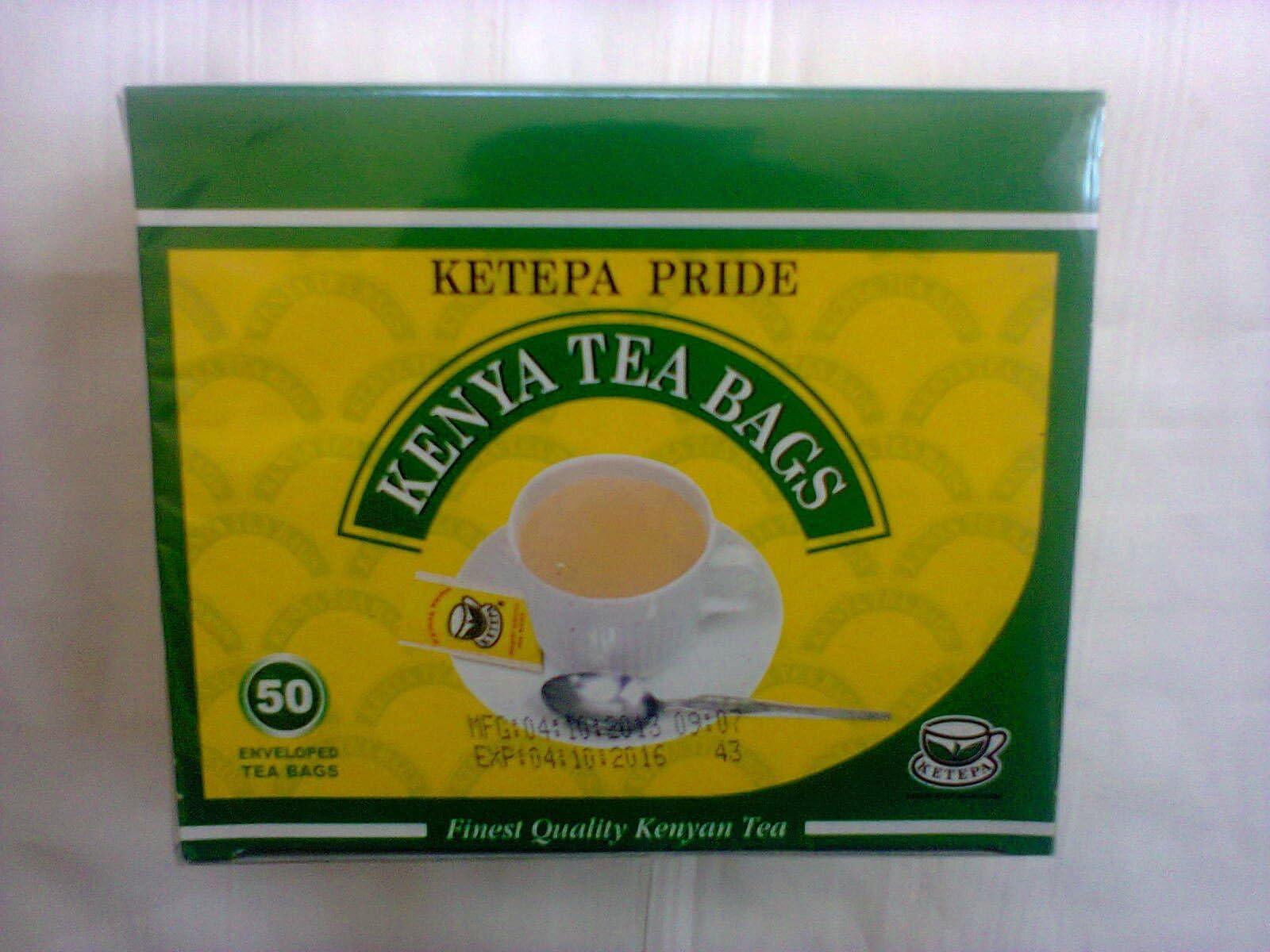 Kenya Tea - Ketepa Pride - 50ct Enveloped Tea Bags
