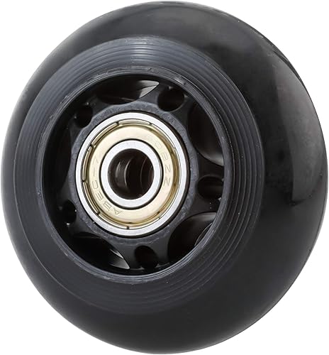 Miniatura 9 de Yaegoo 8 ruedas de repuesto para patines en línea de 2.520 in y 3.150 in con rodamientos