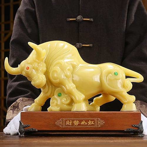 Miniatura 7 de Escultura de mesa, escultura de Buda Estatua de Buda de Jade, con base, escultura decorativa de animales, decoración de Feng Shui que puede traer