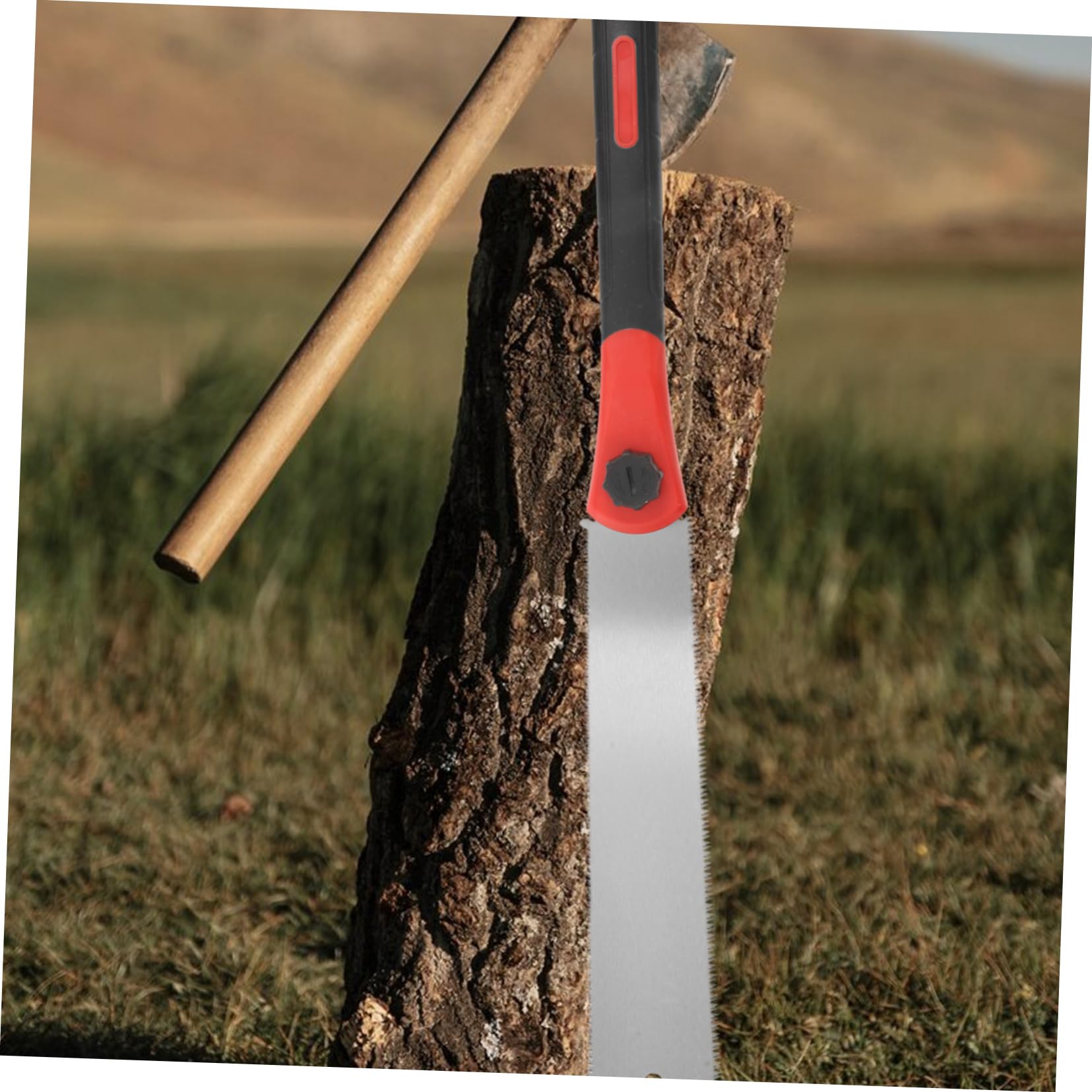 Gadpiparty Seghetto Manuale a Doppio Taglio per Lavorazione del Legno, Denti Fini Sk5, Impugnatura Pp, Tagli Precisi e Rifiniture