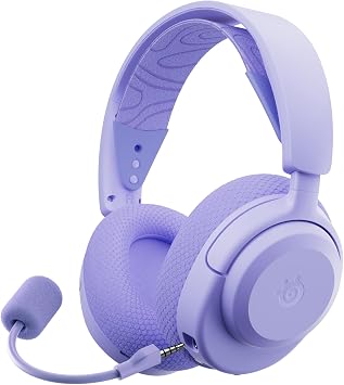 SteelSeries Arctis Nova 3P Wireless Lavender Gaming Kulaklık - Mobil Uygulama ile Kontrol - 40 Saat Pil Ömrü -PS5, PS4, PC, Switch, Mobil Uyumlu