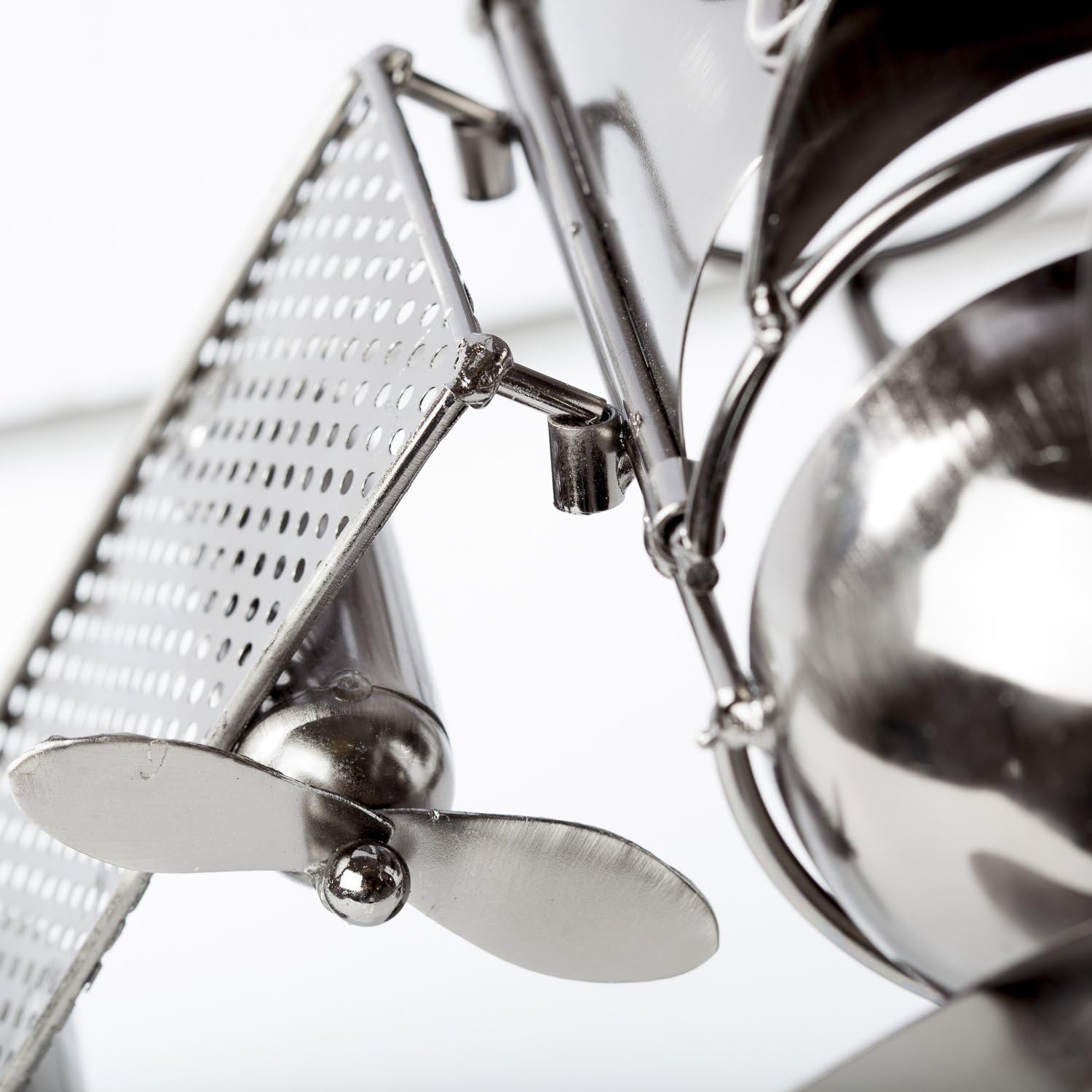 BRUBAKER Wine Bottle Holder Statue Couple on Plane Sculptures and Figurines Decor & Vintage Wine Racks and Stands Gifts Decoration