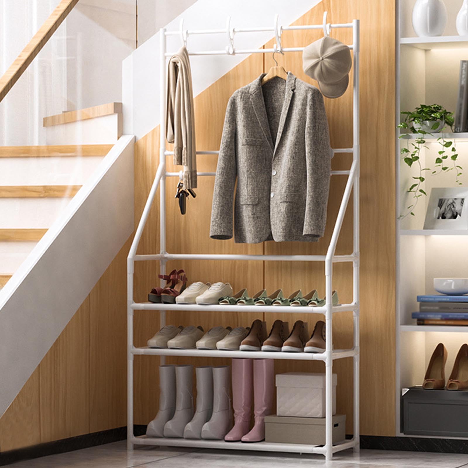 FGXHHS 4-in-1 Entryway Hall Tree with Sto Bench, Shoe & Coat Rack, Cushed Seat, Ders, Independent Design - Perfect Space-Saving Fur for Hallway nizat