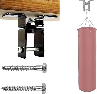 Yes4All Punch Bag Chain with 4 Snap Hooks for Punching Bags and Ceiling Hook Suspension - 360° Rotation Swivel - Punch Bag Hanger for Yoga, Chair, boxing Muay Thai - Ceiling Mount Outdoor & Indoor