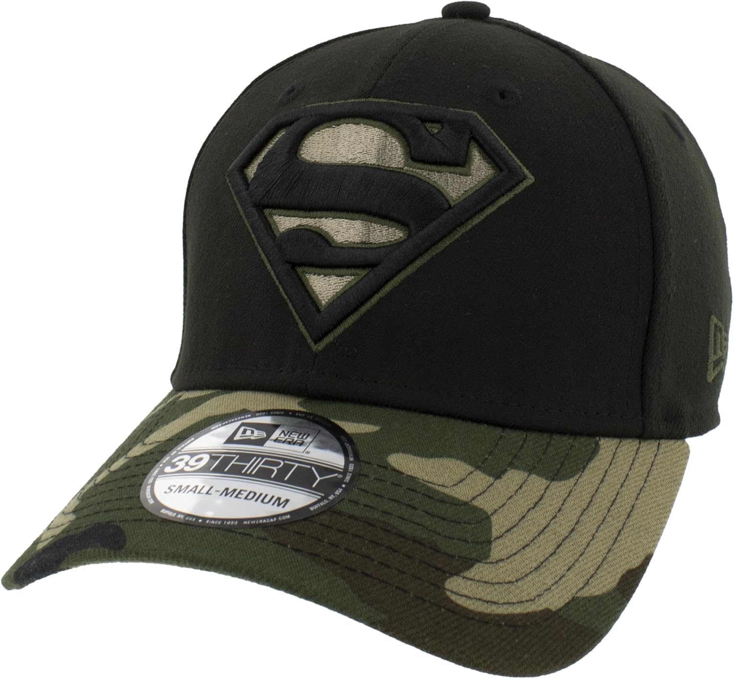 New Era Superman Salute to Service 39Thirty Hat (US, Alpha, Large, X-Large, Green)