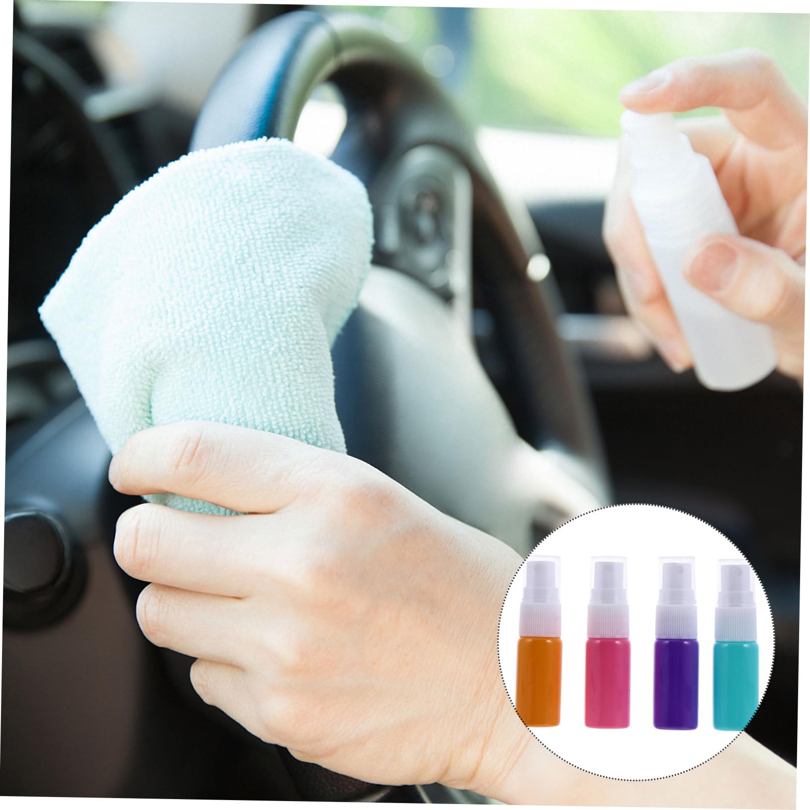 FRCOLOR 16 flaconi di profumo in, per la pulizia, per l'emulsione, per il trucco, da viaggio, per il trucco, da viaggio, da viaggio