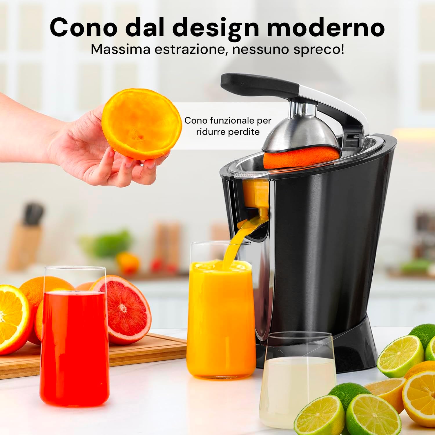 RGV Arancia Express Spremiagrumi Elettrico Semi Professionale Piccolo E - Foto 3