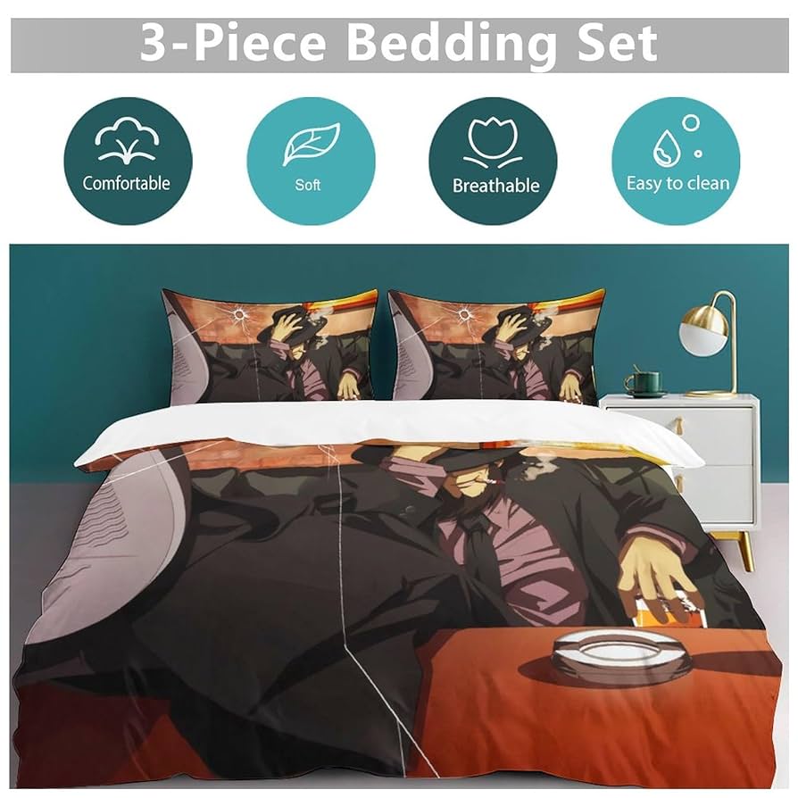 Amazon｜布団カバー シングル・3点セット ルパン三世 次元大介