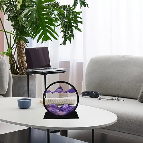 Miniatura 15 de Imágenes dinámicas de arena, increíble arte en movimiento, paisaje de arena de mar profundo 3D de vidrio, decoración relajante para aliviar