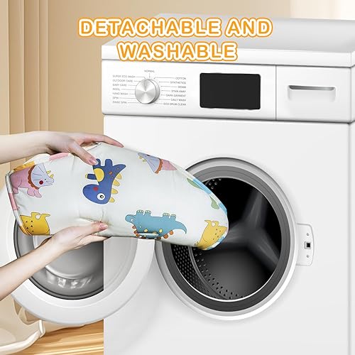 Miniatura 6 de FEISIKE - Cojín de columpio para bebé, para exteriores, compatible con columpio de coco para niños pequeños de 6 a 36 meses, desmontable y lavable