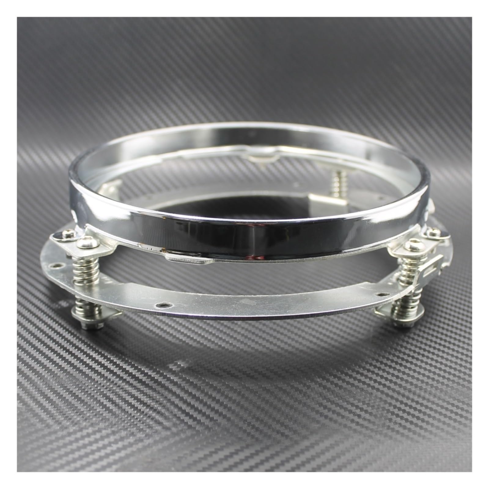 Bracket Light Motorcycle 7'' Headlight Mounting Bracket Ring Fit for Harley Touring FLHR FLHT FLHX Trike 94-13 FLD 12-16 Softail 94-Up(Bracket Ring B)