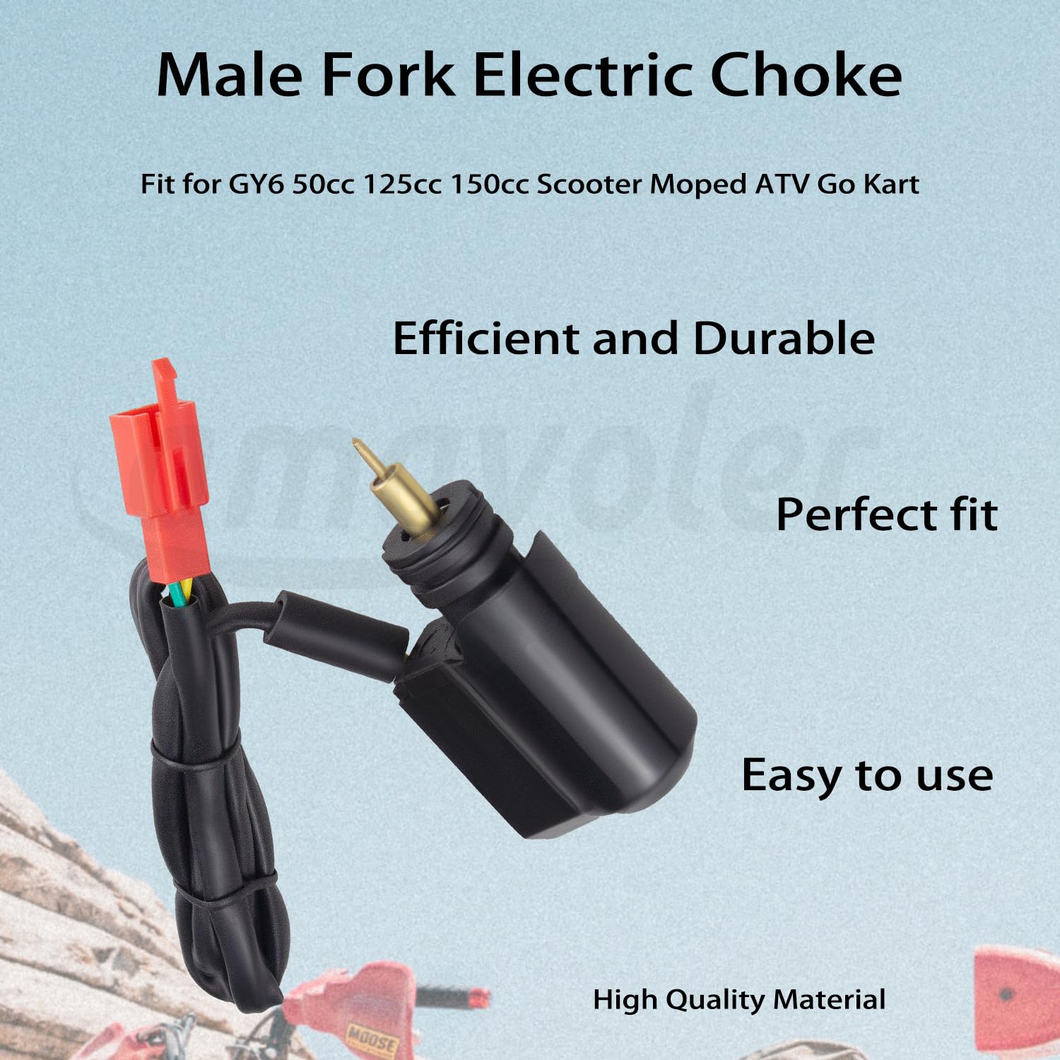 Arranque Eléctrico Automático (e-choke) Para Scooter 50cc-150cc 4T – Compatible Con Minarelli, Peugeot, GY6, Kymco Agility 50, Etc.