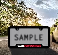 Vista 2 de Marco negro de plástico UV Ford Performance para matrícula