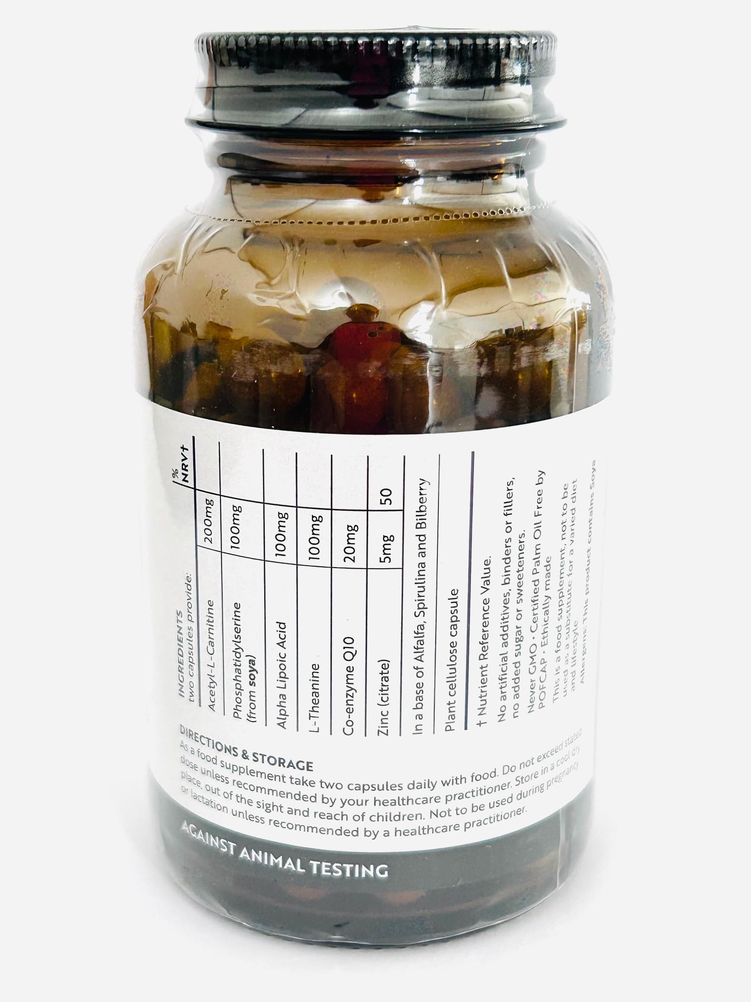 Viridian Cognitive Complex | Complejo Cognitivo, Suplemento Vegano - 60 cápsulas