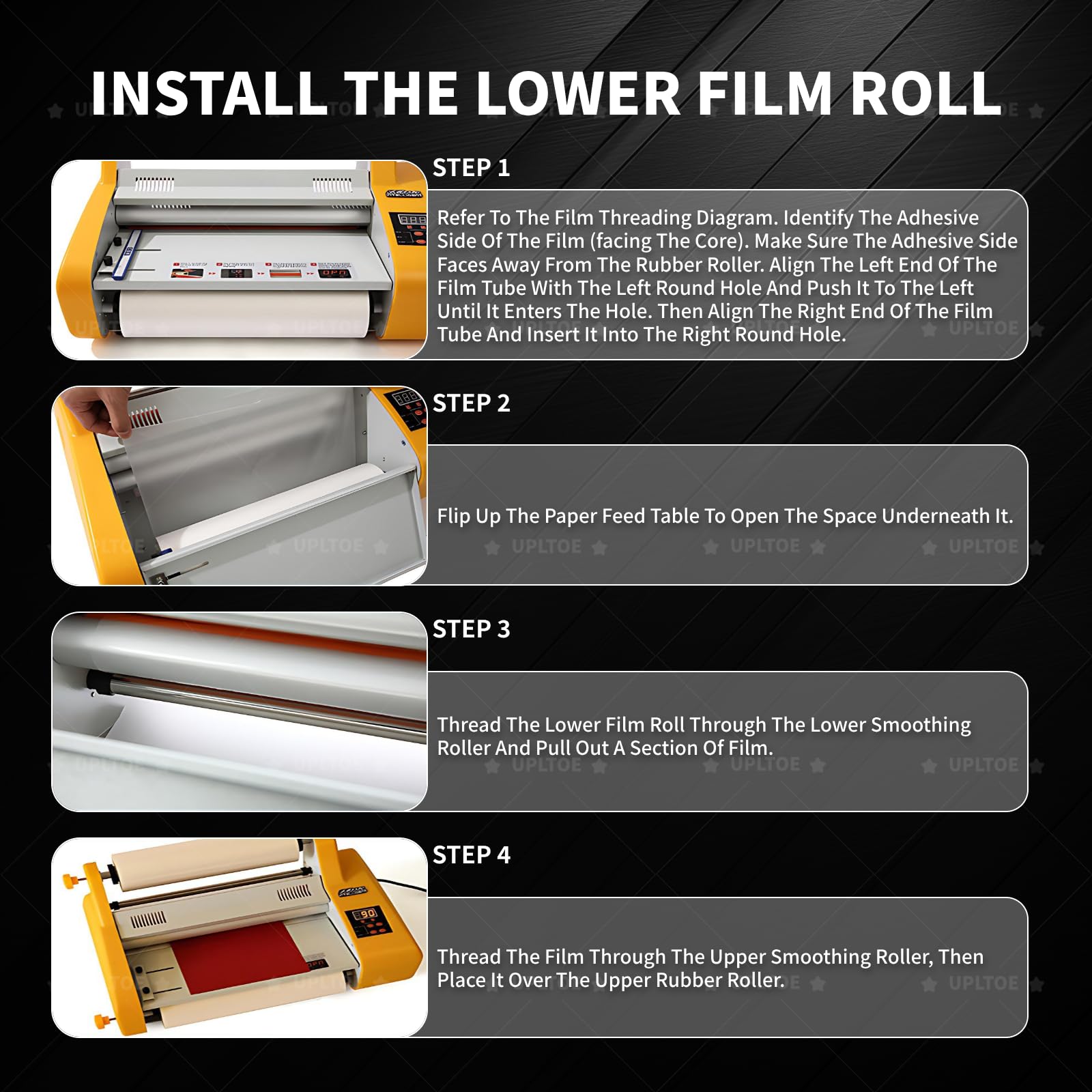 Laminator rolkowy na gorąco i zimno – Laminarka – 600W, szerokość 330 mm – A3 jednostronny/dwustronny – Z regulacją 0-150°C – Do papieru, tektury, PCV – Do biura