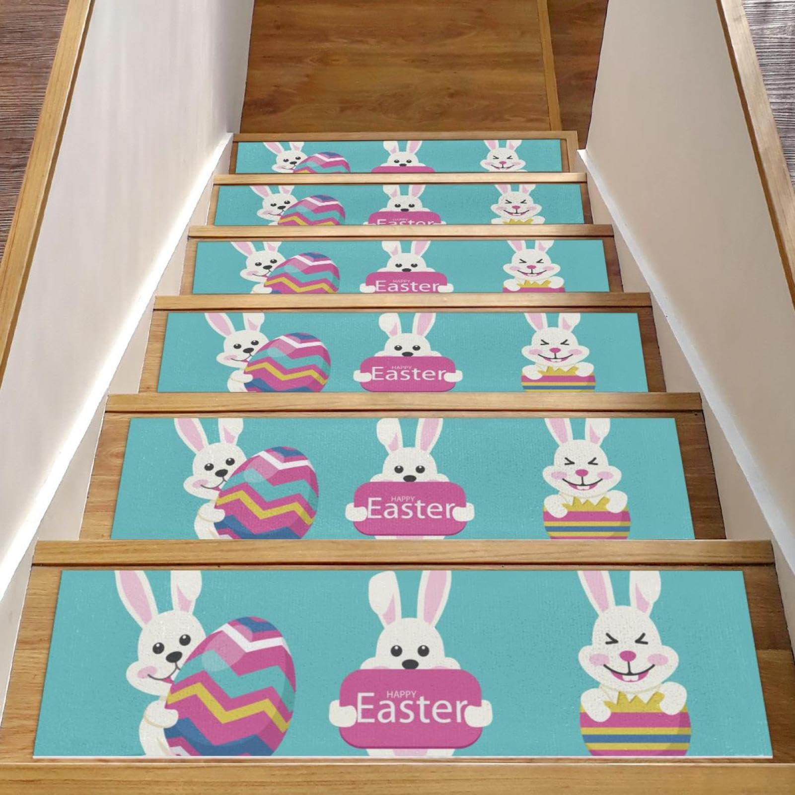 Tapis d'escalier antidérapants pour éviter les glissades sur marches en bois
