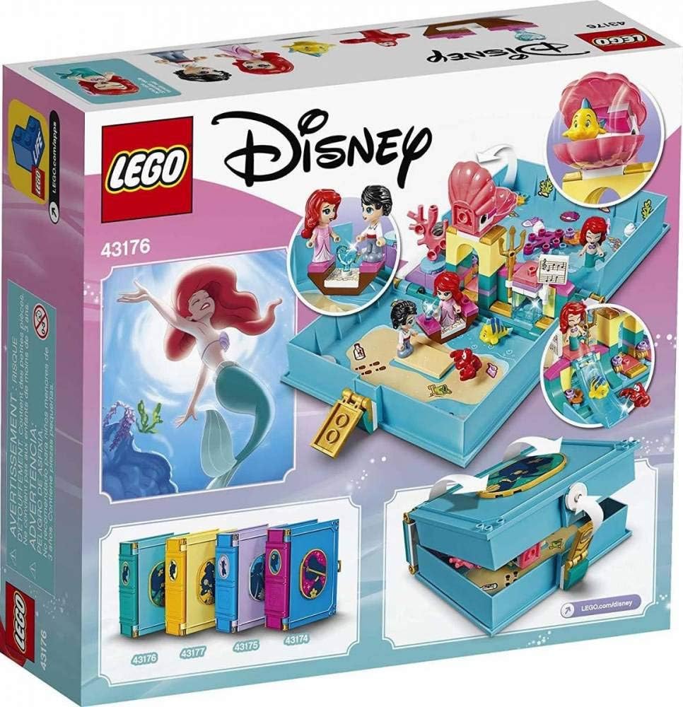 LEGO Disney Ariel’s Storybook Adventures 43176 Creative Little Mermaid Building Kit (105 Pieces) - Image 5