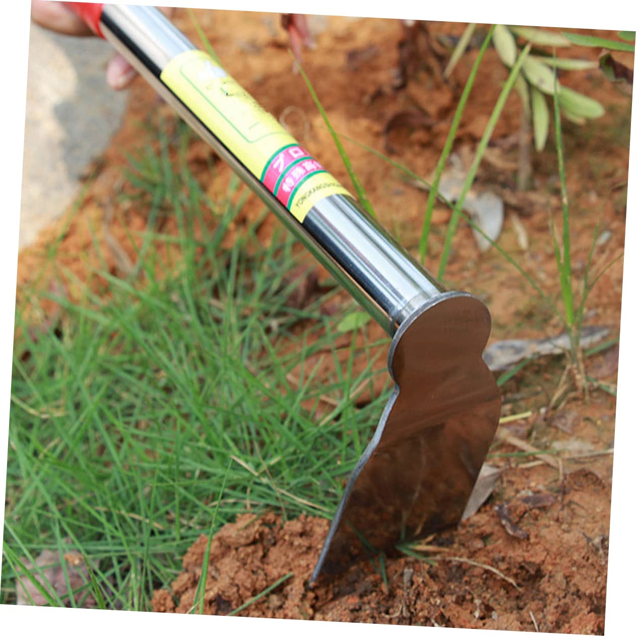 BESPORTBLE 3 Piezas Azada De Jardín a Mano Cultivador Cuchilla Herramientas Manuales De Jardinería Horca Pala Manejar Caña del Timón Azada De Mano Herramienta De Jardín Rastrillo Azadas Rojo
