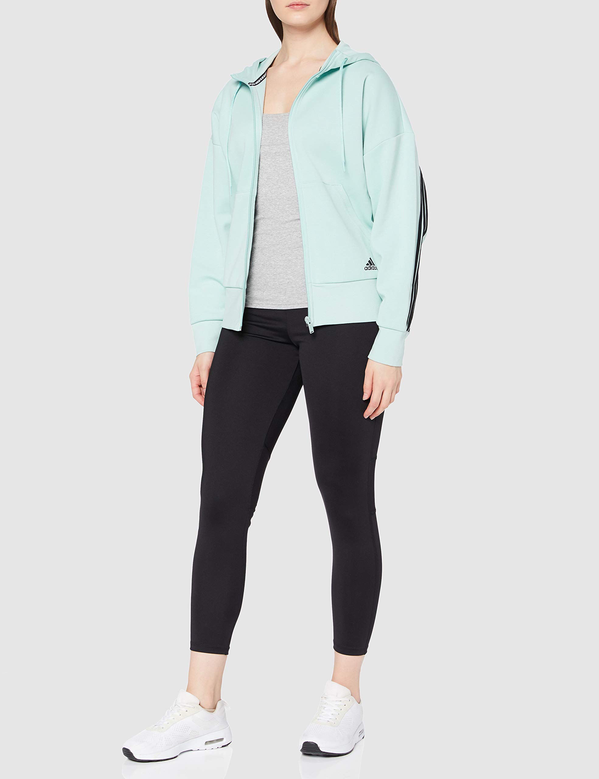 Adidas Women's W 3S DK FZ S HD Sweatshirt, Green Tint, L : Amazon.com.au:  Clothing, Shoes \u0026 Accessories