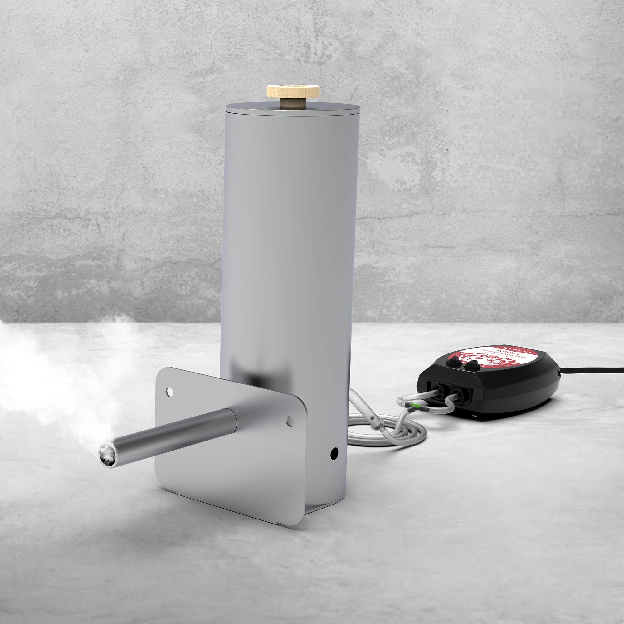 Browin 330121 Caja de fumador con bomba, para fumar en frío y caliente/caliente