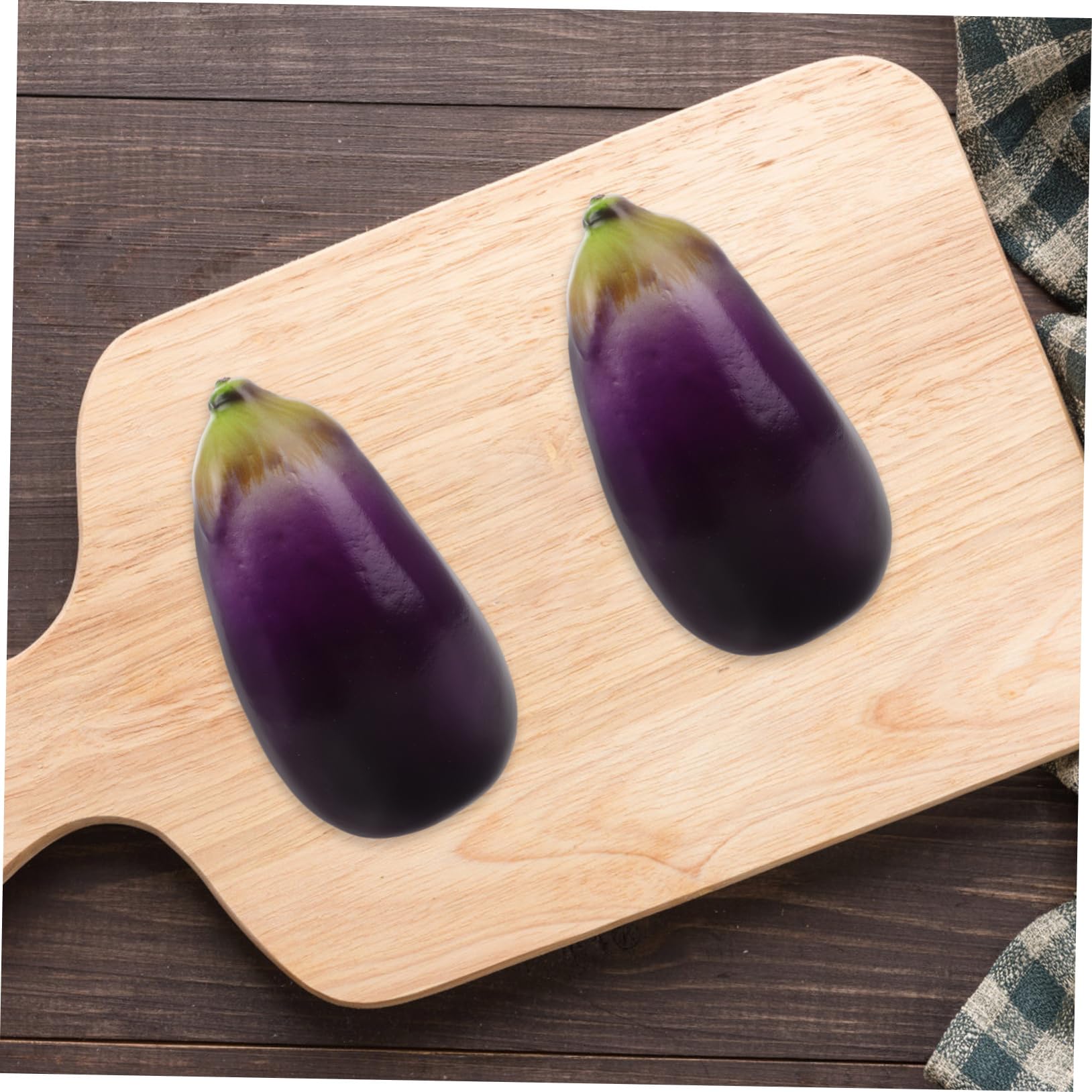 Alipis 2 Sätze Simulation Aubergine Bogus Plastikenten Gefärten Im Kindergarten Bastelbedarf Realistische Aubergine Gefälschte Aubergine Gemüsemodell Dekoratives Gemüse Schaum 6 Stück * 2