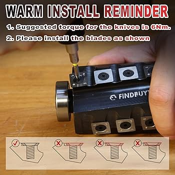 FINDBUYTOOL Helical Cutterhead for DeWalt DW735 DW735X