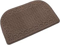 Vista 16 de COSY HOMEER alfombras de cocina antifatiga de 32x20 pulgadas, hechas de 100% polipropileno, semirredondas, antideslizantes y lavables a máquina, 2