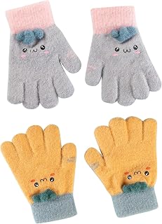CHAMBYAL Water Resistant Kids Gloves Light Snow Ready Multicolour (AGE 1-3 years) pack of 2 Price In India