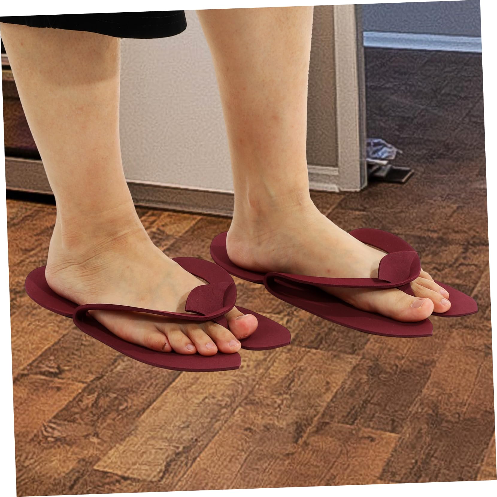 PLAFOPE 48 Paare Einweg Pediküre Slipper Rutschfeste Spa Pantoffeln Gäste Sandalen Aus Eva Leicht Für Damen Herren Reise Und Salon Fußpflege