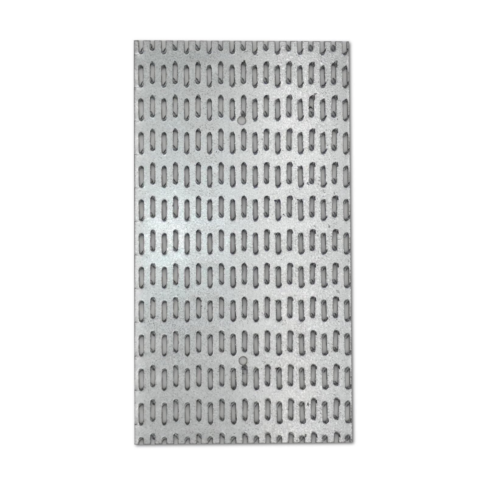 DEWEPRO Profi Edelputzkratzer inkl. 2 Ersatzblätter - Putzkratzer - Raspelbrett für Mineralputz - Abmessung: 250x135mm