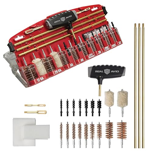 Real Avid Gun Boss Pro Universal - Cleaning Kit For All Guns 12 and 20 gauge shotguns, 45, 40, 357, 38, 380, 9MM, 30, 308, 7.62, 270, 7MM, 243, 260, 6.5MM, 223, 556 Model:AVGBPRO-U