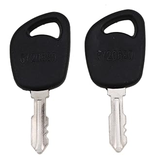 JEENDA 2 Ignition Keys GY20680 LVA17264 Compatible with John Deere 100 LA LT SST X Series 1026R L100 L110 L108 L111 L118 L120 L130 LA125 LA130 LA135 LT150 LT155 D110 1023E 1025R 1026R 2025R 2026R