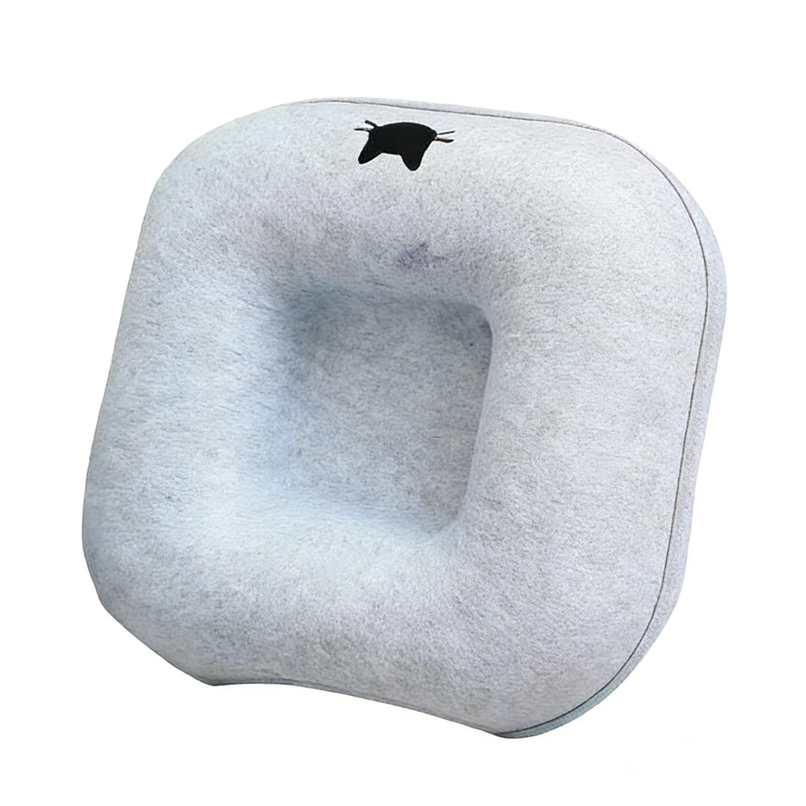 Cama y túnel de fieltro desmontable para mascotas de interior que ofrece privacidad y espacio de juego, túnel de juego para gatos