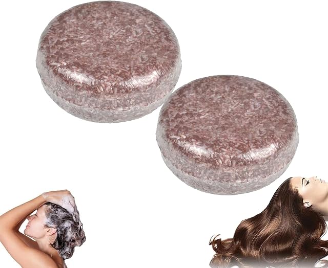 Hira Darkening Shampoo Bar, Hira Shouwu Darkening Shampoo Bar, Organic Hair Darkening Shampoo Bar, Natural Organic Hair Darkening Shampoo Black Bar for Women (2pc)