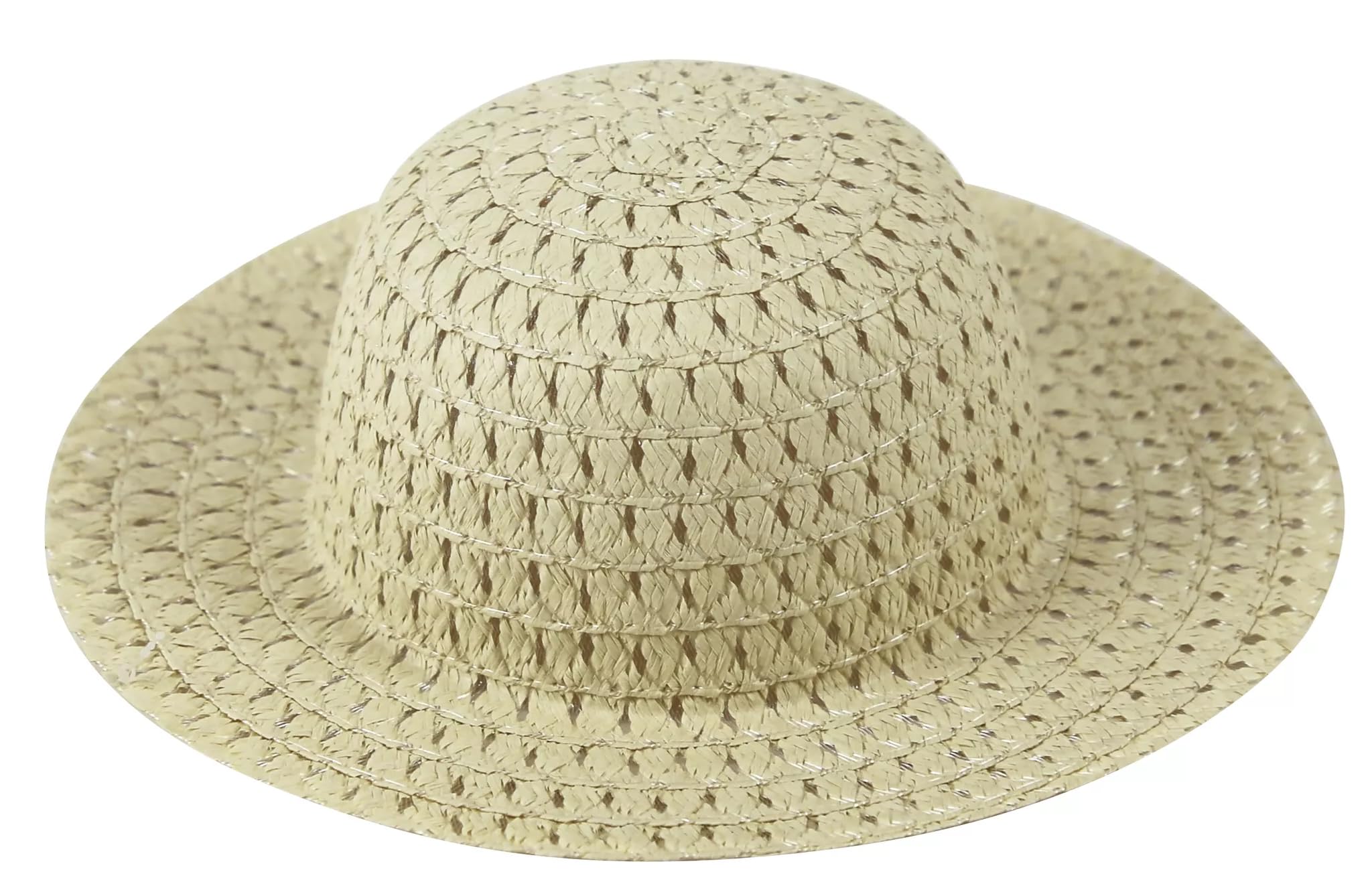 Concept4u Beige Bonnet Hat Easter Hat Kids - Beige Easter Bonnet Hat Kids Perfect For Easters Bonnet Parade & School Competitions - Easy To Decoration - 18Cm Approx Size