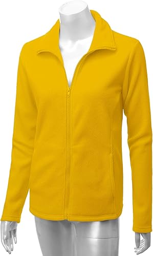 Miniatura 6 de Chaqueta Doublju de forro polar, con cierre zipper completo y bolsillos, disponible en tallas grandes, para mujer