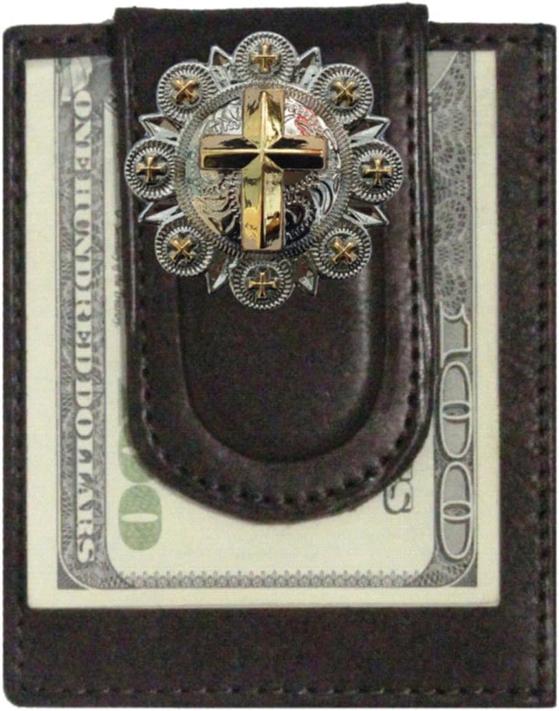 Custom Gold Cross Paul and Taylor Money Clip Wallet