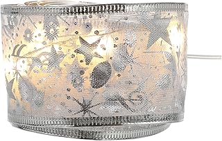 Uonlytech 3 Peças Luzes De Natal Decoração Interna Decoração De Casamento Decoração Doméstica Fita Transparente De Natal Fita De Natal Luzes De Fita De Natal Luzes LED Romance Fita Luminosa