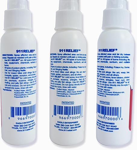 Miniatura 8 de 911 Bug Off - Spray repelente de insectos con aceite esencial y espray antipicazón de acción rápida 911 relief