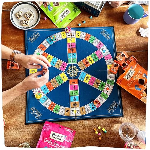 Miniatura 4 de Michel et Augustin Cuadrados gourmet de galletas de chocolate  Galletas europeas envueltas individualmente  Paquete variado de 3 bolsas  15 galletas