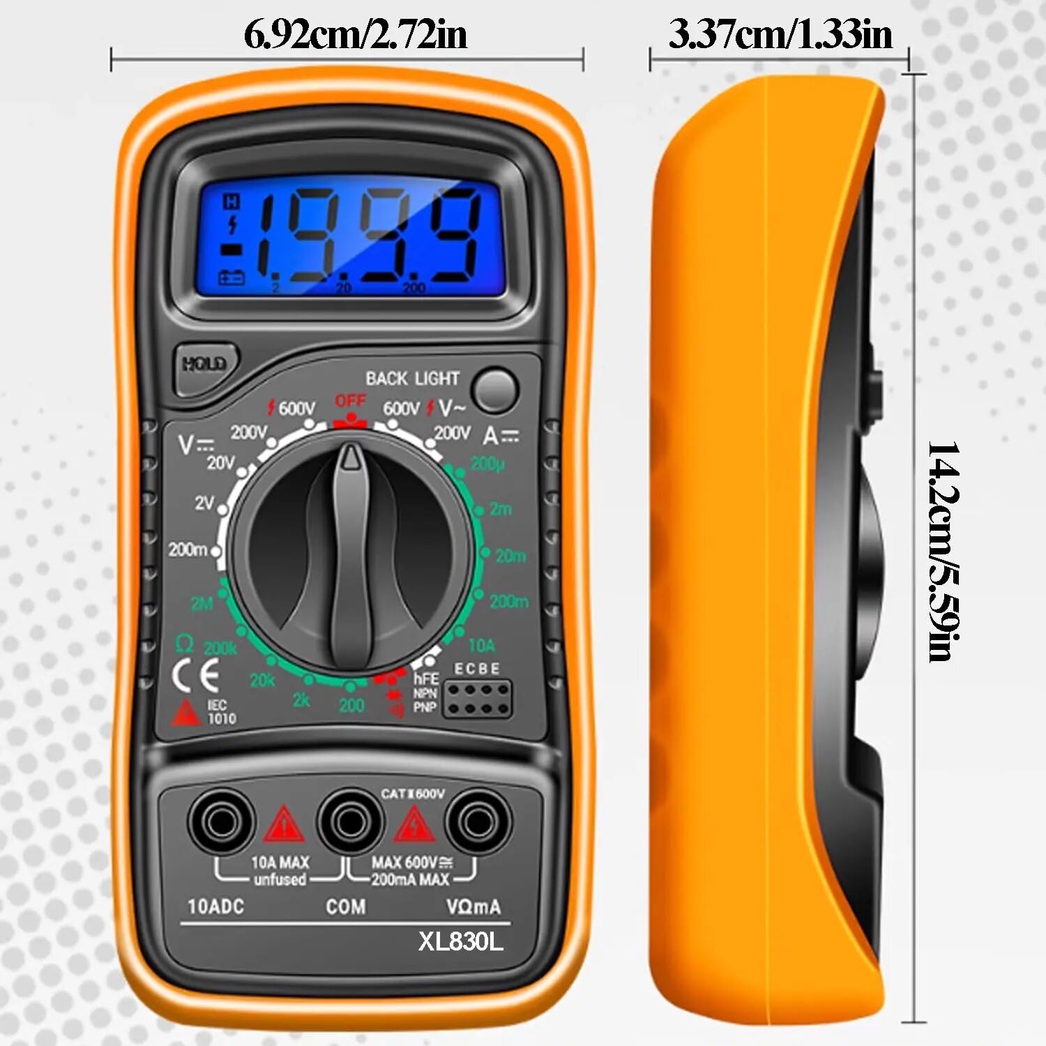 MH15 Multifunctional Insulation Earth Resistance Digital Meter