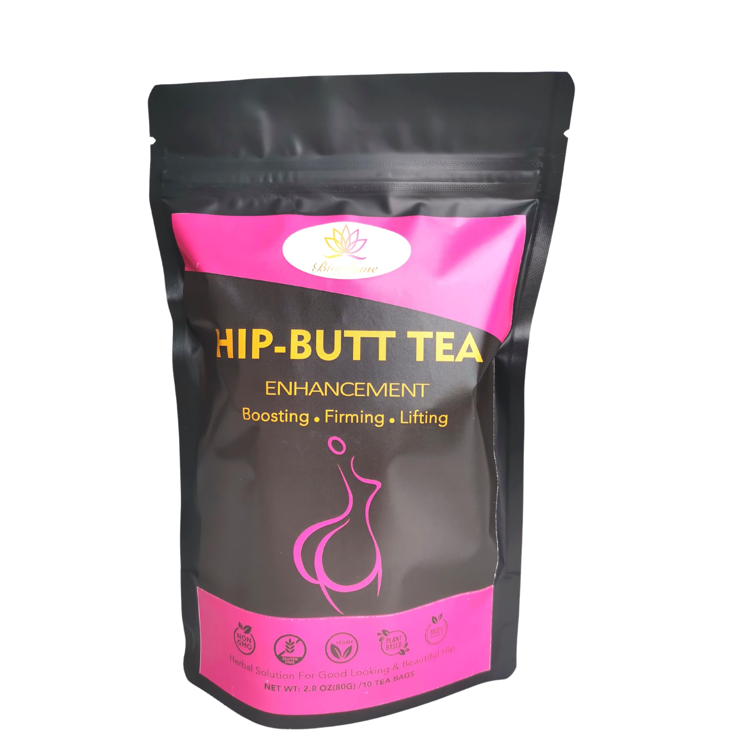 Hip Butt Enhancement Tea for Butt Fast Growth , Herbal Butt Enhancer for Women, Firm and Lift Booty and Hips