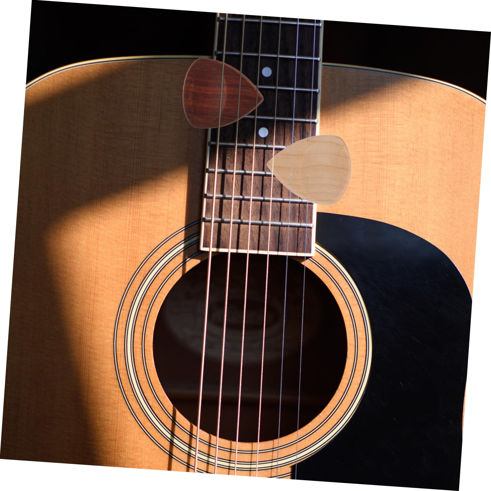 HEMOTON 20pezzi Plettri Per Chitarra e Accessori Per Musicisti Facili Trasportare e Utilizzare