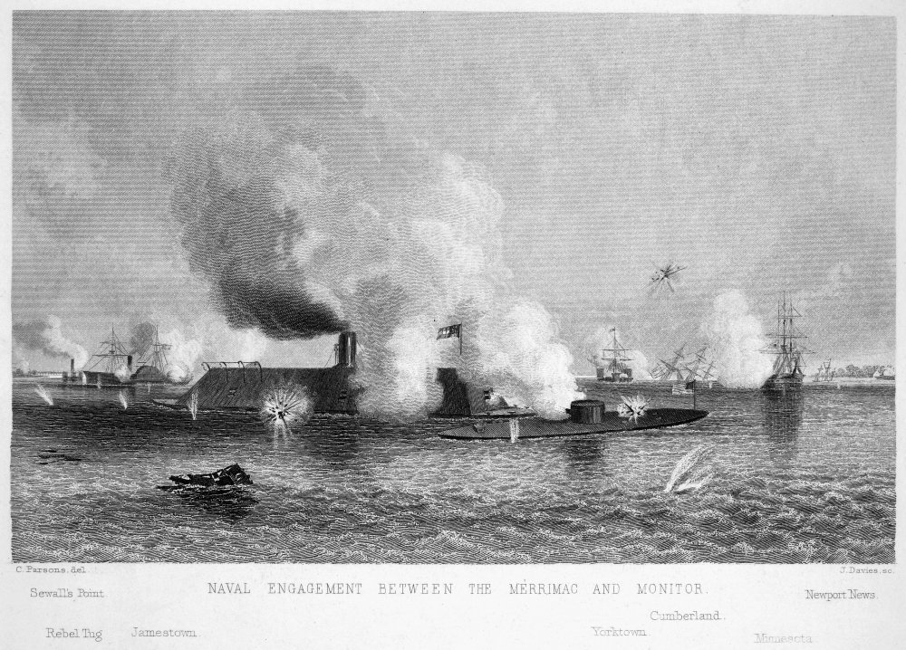 Monitor And Merrimack Nthe Engagement Between The Monitor And The